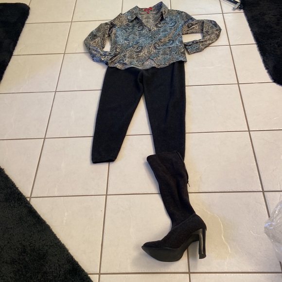 Genuine Cashmere Cropped Pants - Picture 6 of 15